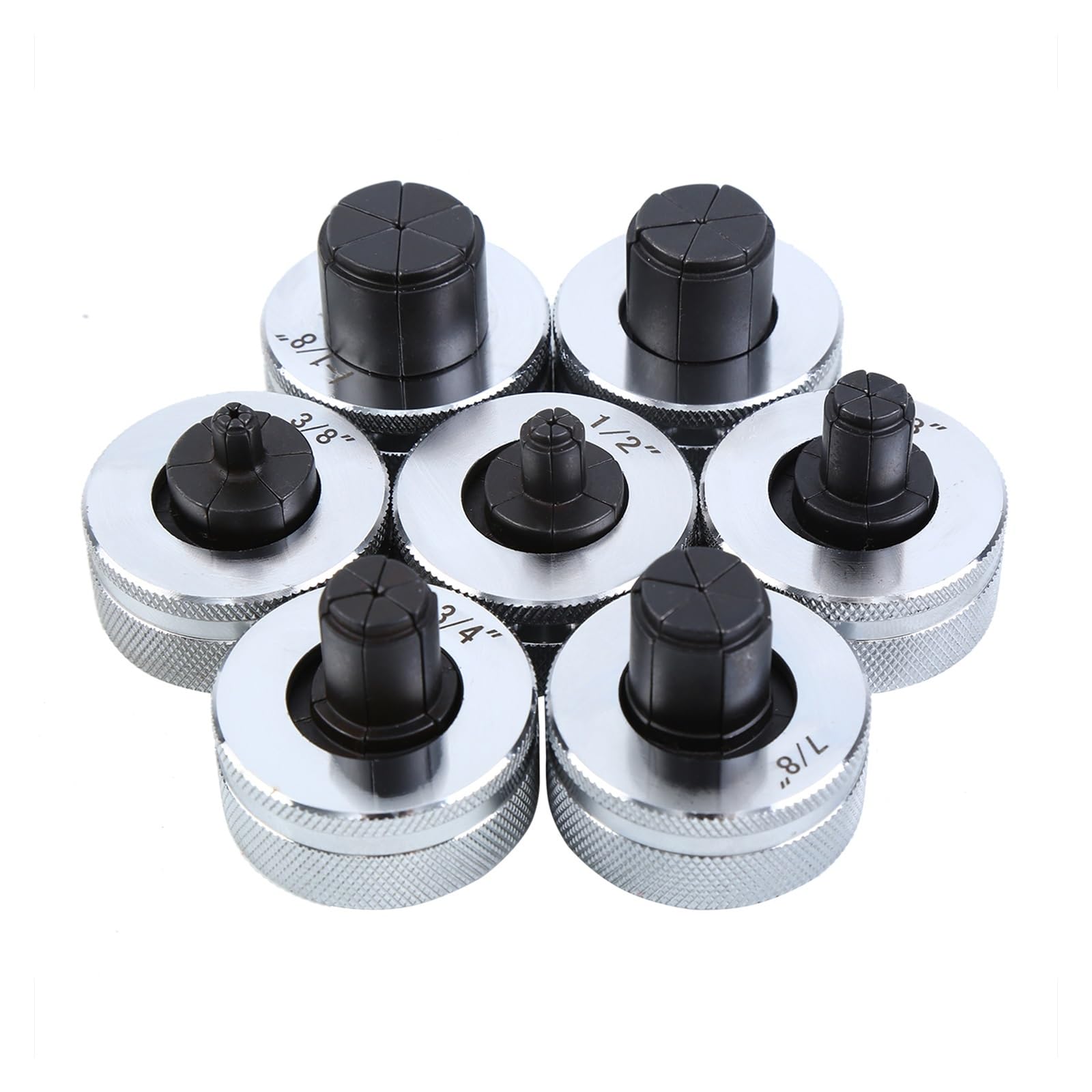 Uliczny Ręczny Ekspander Do Rur 7 Zestaw Narzędzi Ekspandera Dźwigniowego HVAC Do Narzędzi Do Kielichowania Rur Miedzianych 3/8 "~ 1-1/8" Naprawa sprzętu ciężkiego