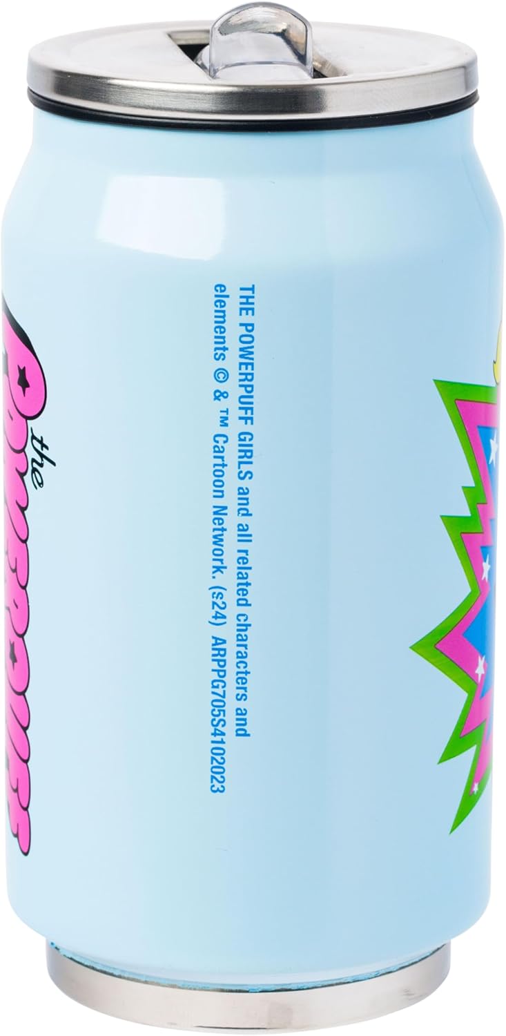 Silver Buffalo Powerpuff Girls Stainless Steel Double Wall Cup Featuring Blossom, Buttercup, and Bubbles, 11.8 Ounces - Image 3