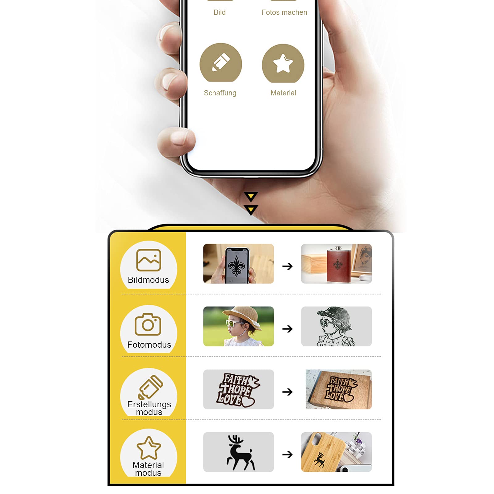 Amazon | 彫刻機械 LaserPeckerレーザー彫刻機 1600mW 小型レーザー  