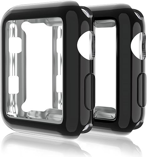 Funda para Apple Watch de 1.496 pulgadas (1.496 in), protector de pantalla para iWatch de poliuretano termoplástico (TPU), funda transparente