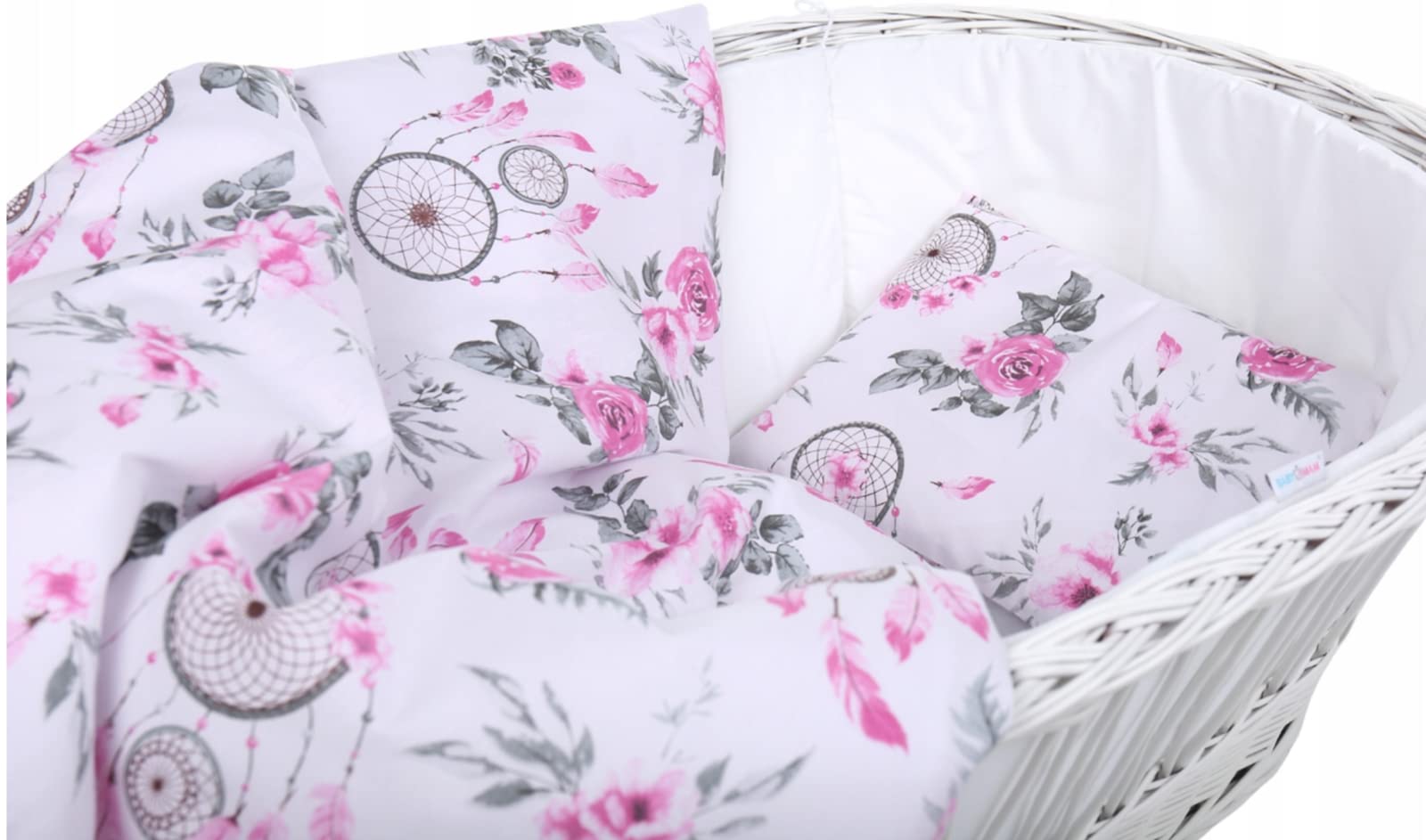 Baby Mam Baby 2Pc Bedding Set Pillowcase + Duvet Cover Nursery 70X80cm To Fit Crib Dream Catcher