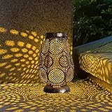 Solar Lantern Lights, Solar Hanging Lanterns Outdoor Patio Decorations, LED Unique Lamps Retro...