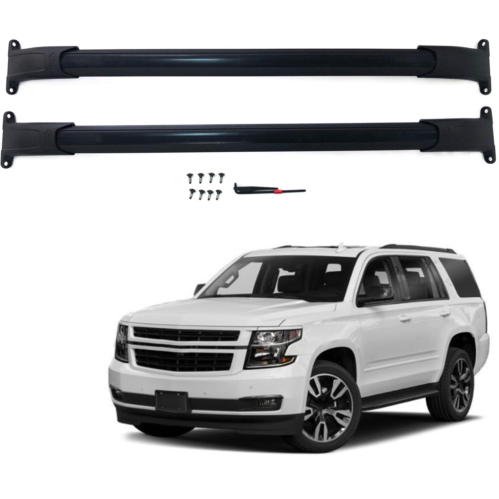 Barres de toit pour Tahoe 15-19 transversales bagages et skis