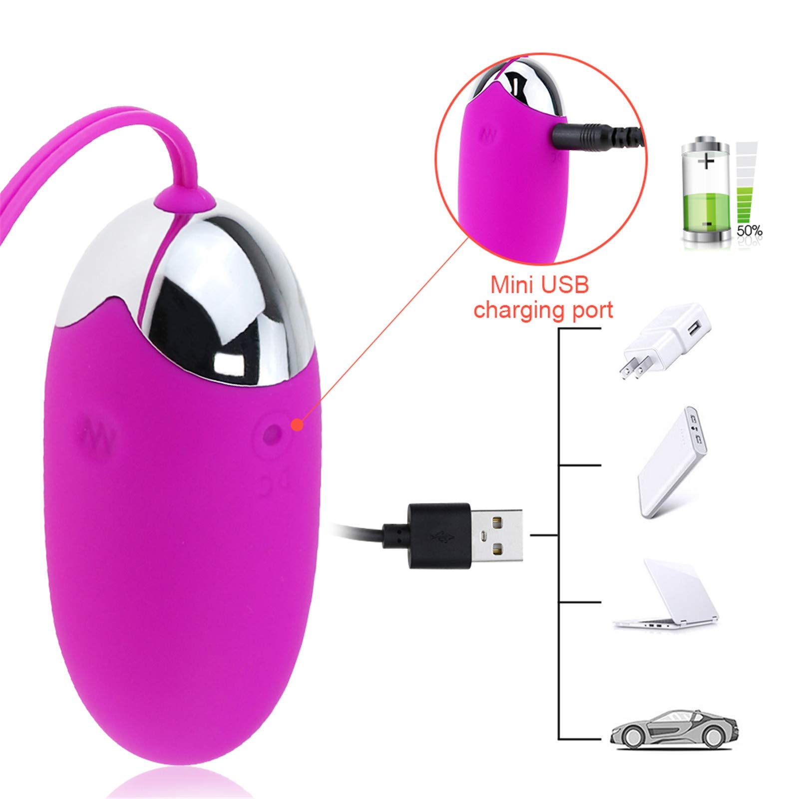Vibrator Mit Handy Fernsteuerung,APP Gesteuerter Tragbarer Vibrator,vibrator  Mit Drahtlose Fernbedienung,12 Vibrationsmodi : Amazon.de: Drogerie &  Körperpflege