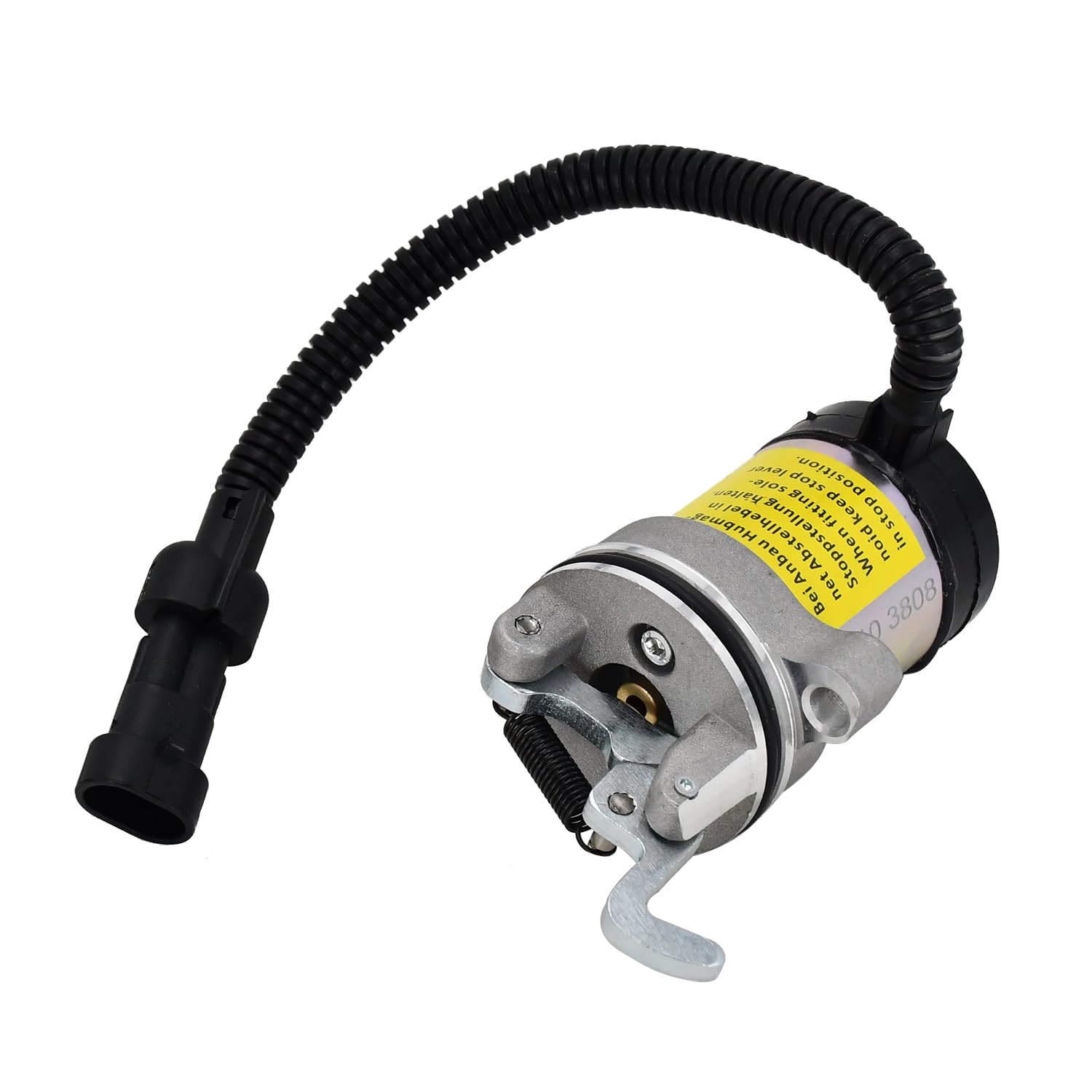 Solenoide de apagado de combustible 0410-3812 0410-3808 compatible con motor Deutz F3L/M F4L/M 1011 2011