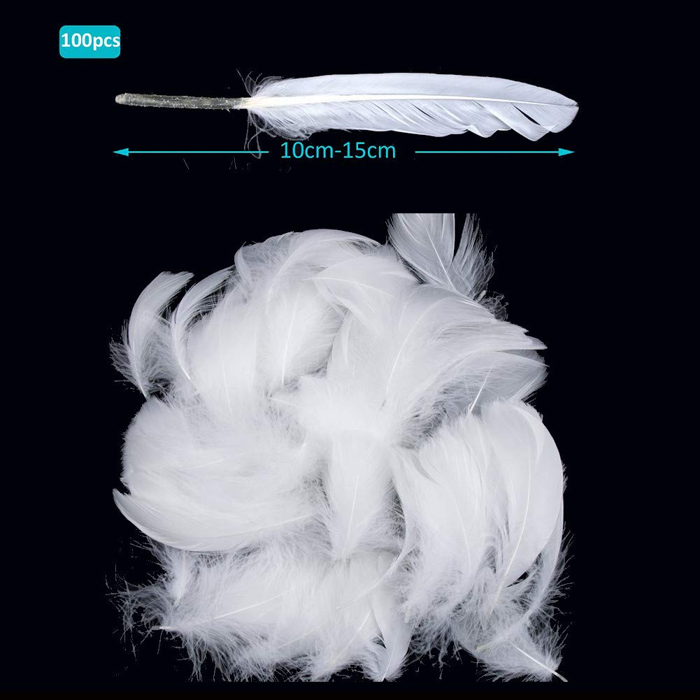 Plumas De Ganso Para Manualidades Y Decoración Bodas