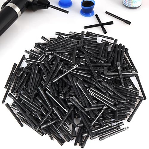 Miniatura 12 de Mezclador de tinta Máquina mezcladora de pigmentos para tatuajes con 100 piezas de varillas mezcladoras de color de cejas maquillaje tatuaje Negro