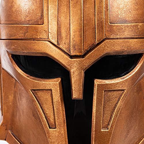 Mando Armorer Helmet Blacksmith Cosplay Mask Costume Props for Adult (Resin)