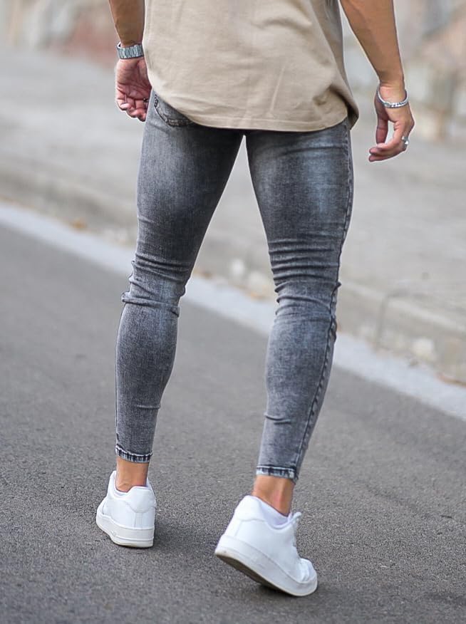 GINGTTO Mens Skinny Jeans Stretch Denim Jeans for Men - Image 3