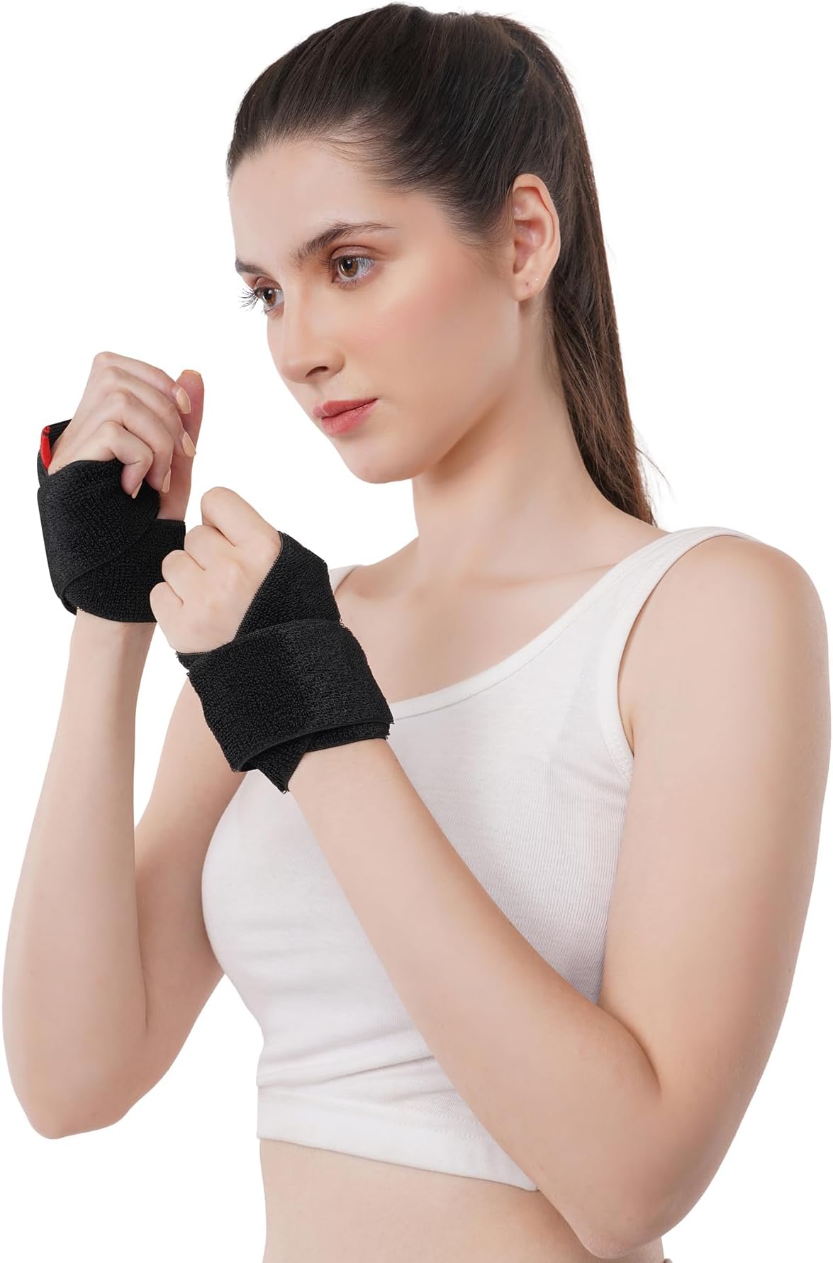 ACCUMEDEX Wrist Support Crossfit Powerlifting Palm Pad Protector: “Adjustable Compression Wrist Brace for Arthritis Pain Relief and Carpal Tunnel Support” For men and women both