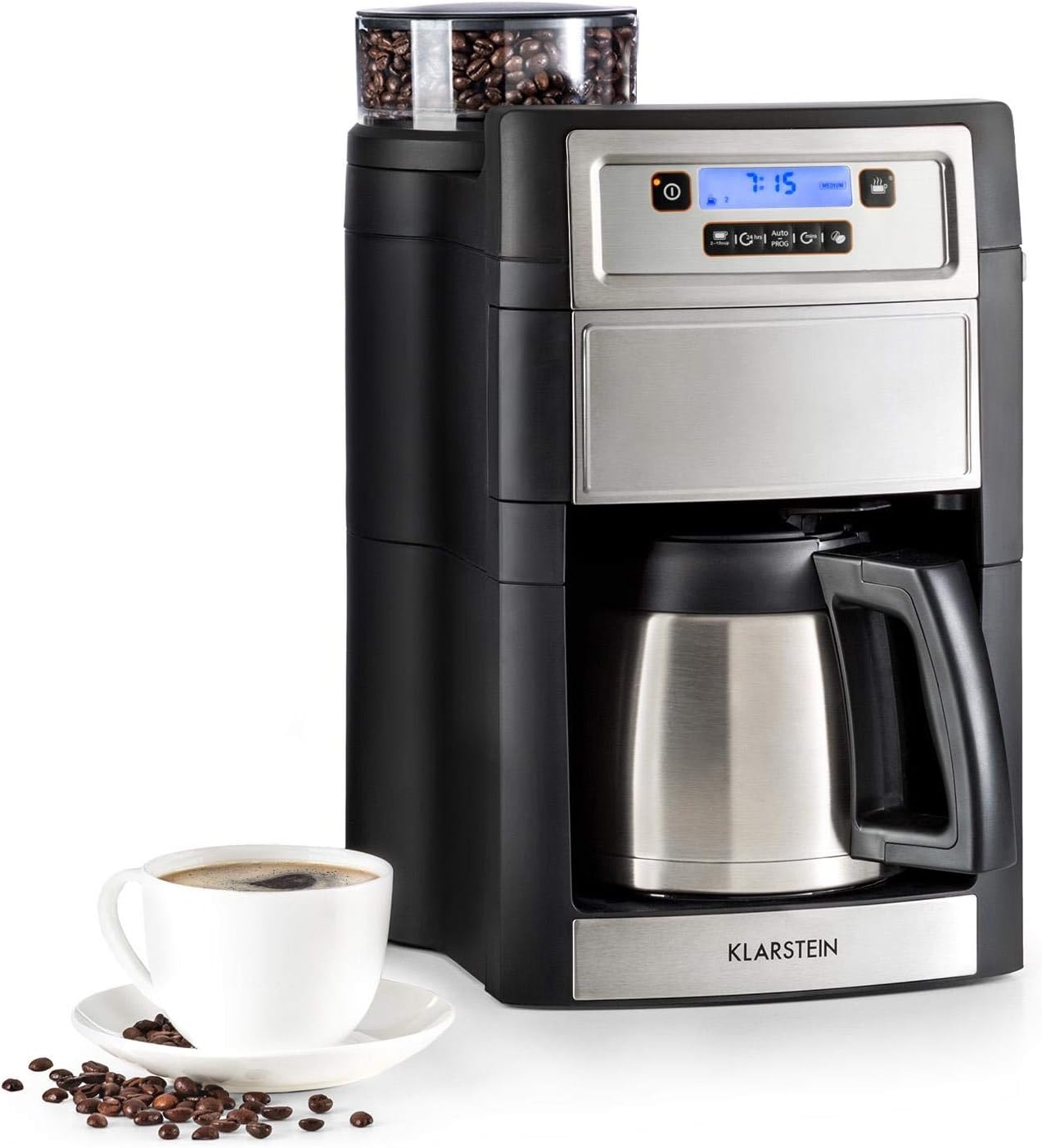 Klarstein Aromatica II Coffee Bean Machine Coffee Machine Beans to