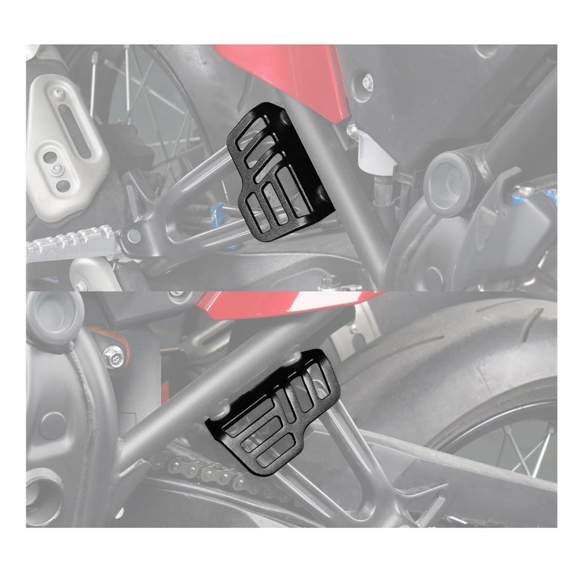 pour Tenere 700 pour XTZ700 pour T7 pour T700 pour Tenere700 pour Rally Edition Sacs sans Porte-Bagages Supports D'arrimage Transporteur(Blue)