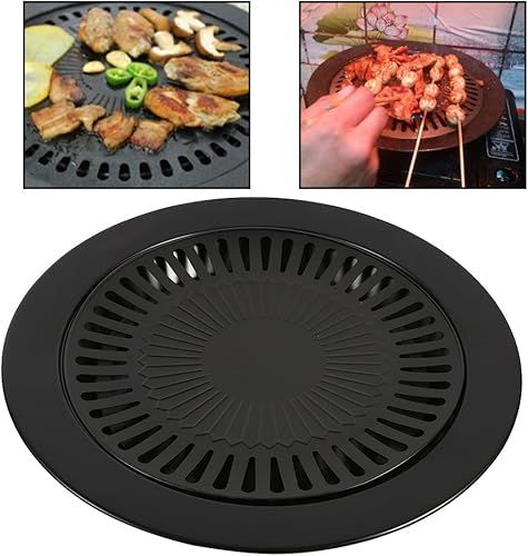Miniatura 2 de BORDSTRACT Sartén para barbacoa, placa antiadherente para barbacoa de cocina, parrilla al aire libre, bandeja para asar herramientas para acampar y