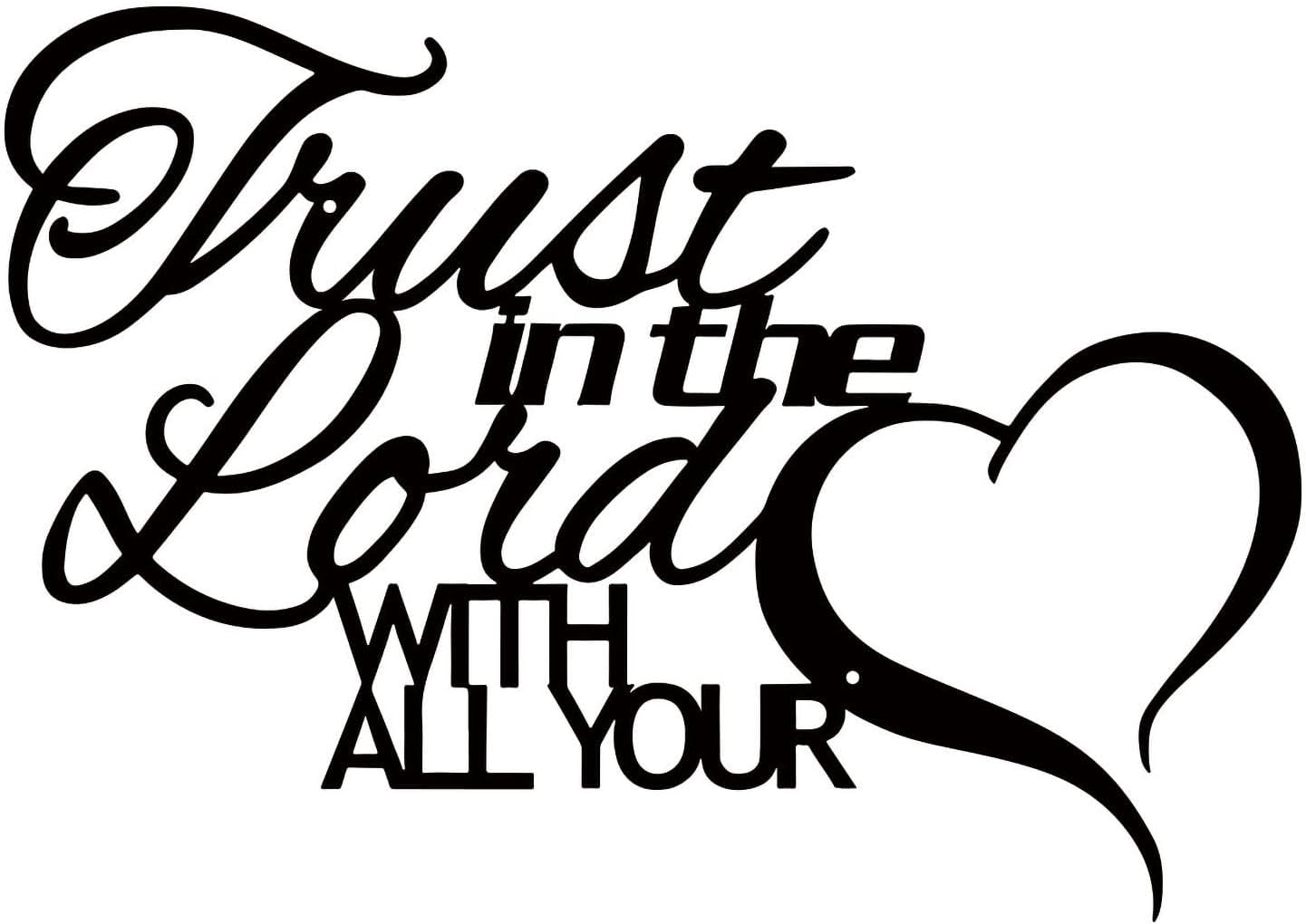 ESTART Faith Hope Love 3Pcs Black Metal Farmhouse Inspirational Wall Sign