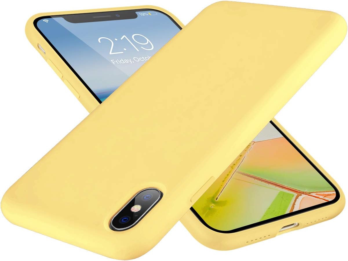 SYMOOCase for iPhone Xs/X,Liquid Silicone Case,Full Body Protection Shockproof Cover Case Drop Protection Case for Apple iPhone X/iPhone Xs 5.8 inch