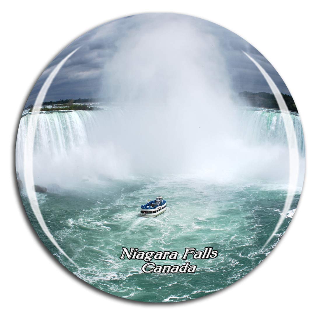 Weekino Canada Niagara Falls Fridge Magnet 3D Crystal Glass Tourist City Travel Souvenir Collection Gift Strong Refrigerator Sticker