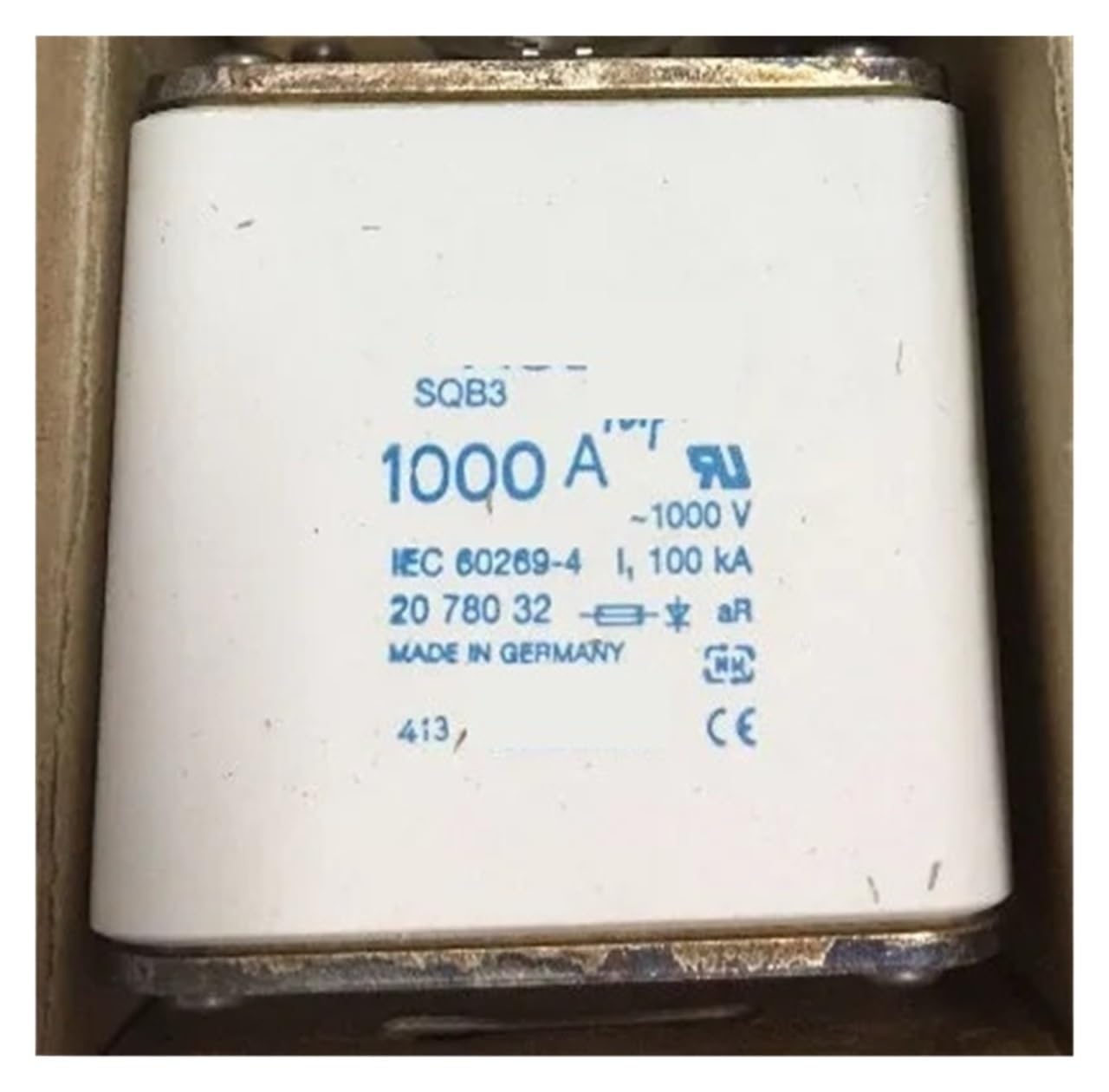 Fusible SQB3 1000A 1000V évite les pannes sur vos circuits électriques