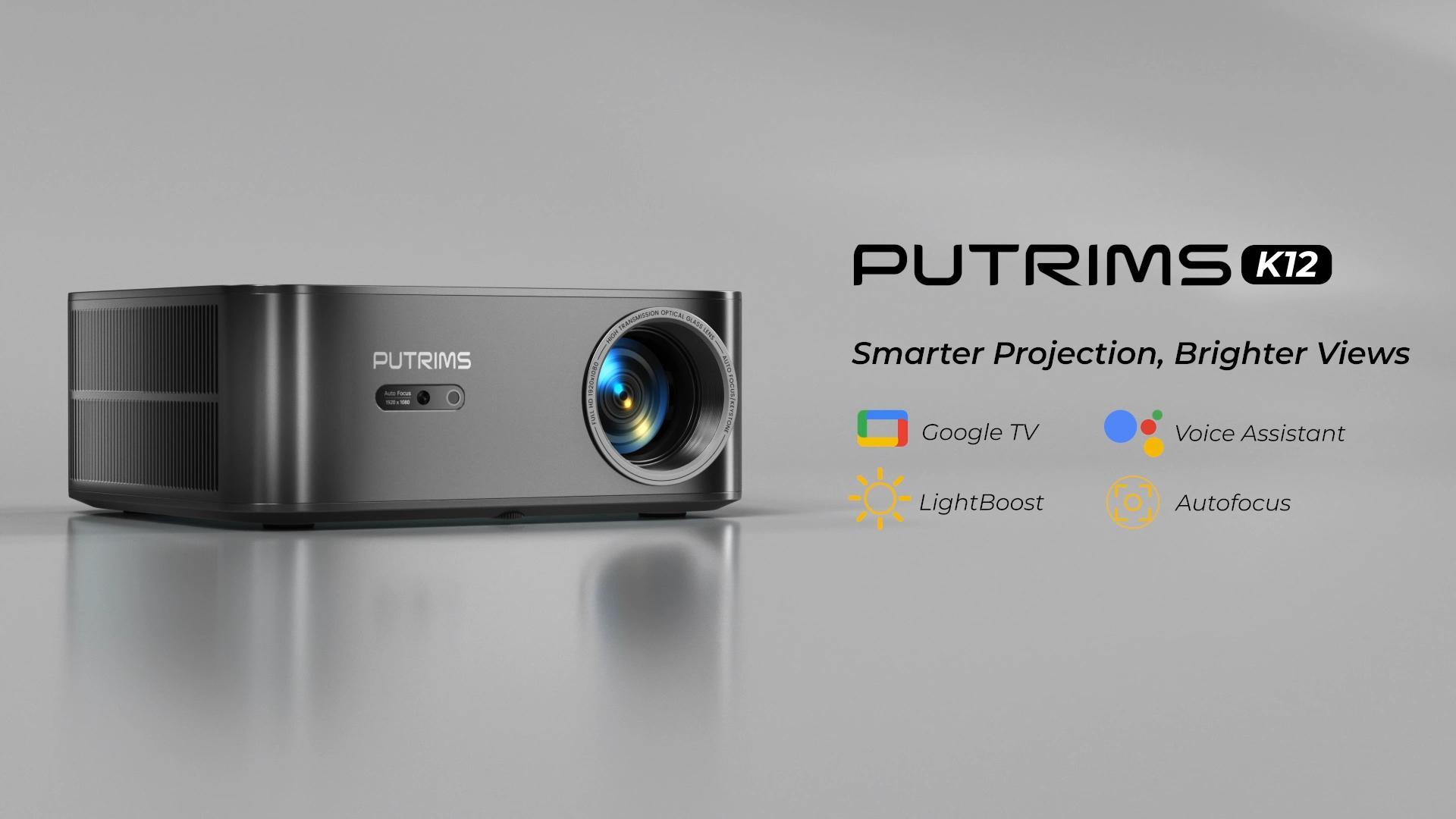 Watch PUTRIMS K12 - Smarter Projection, Brighter Views on Amazon Live