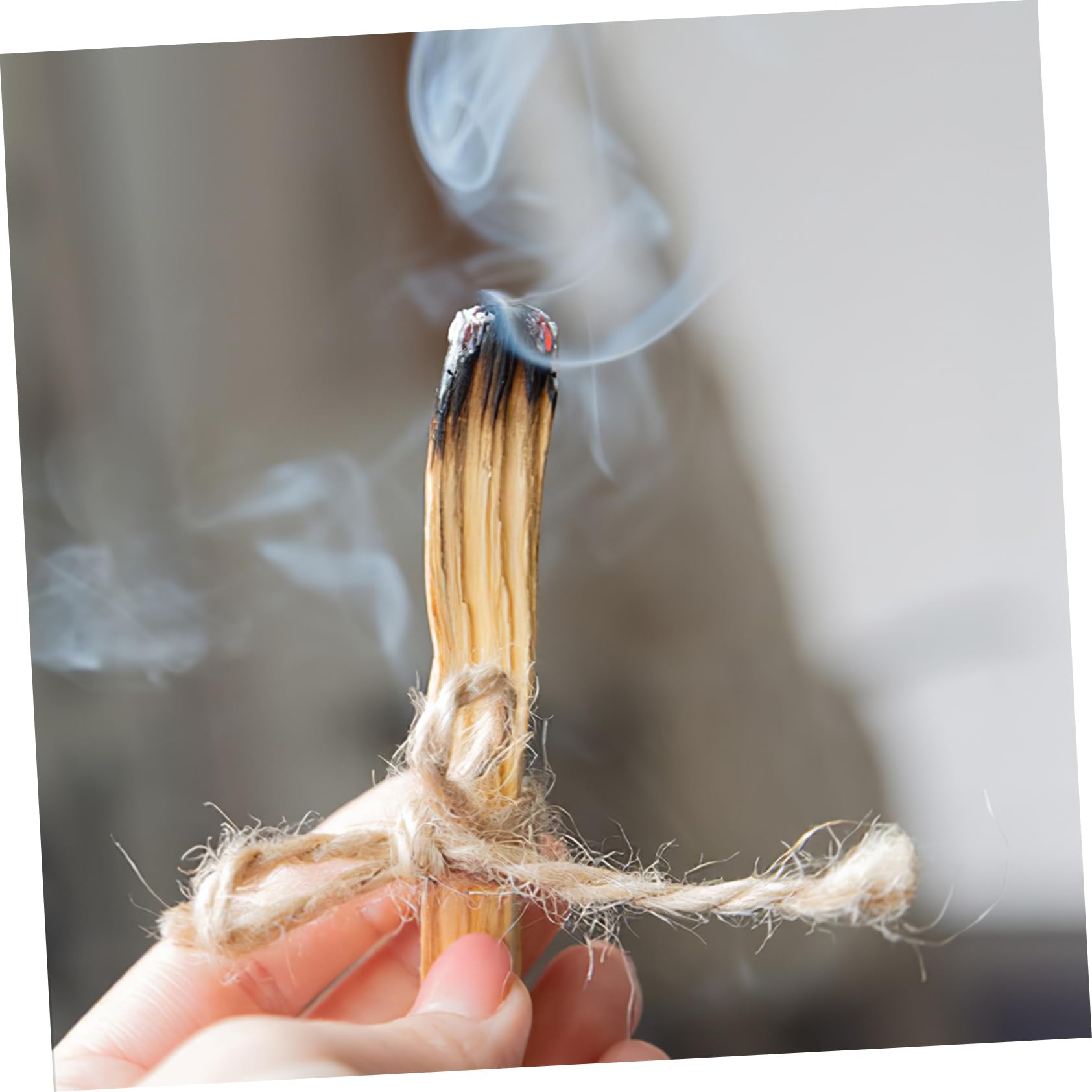 Cabilock Palitos Aromáticos de Madera de Palo Santo 50g, Incienso Natural Hogar, Uso Versátil, 3-5 Varillas