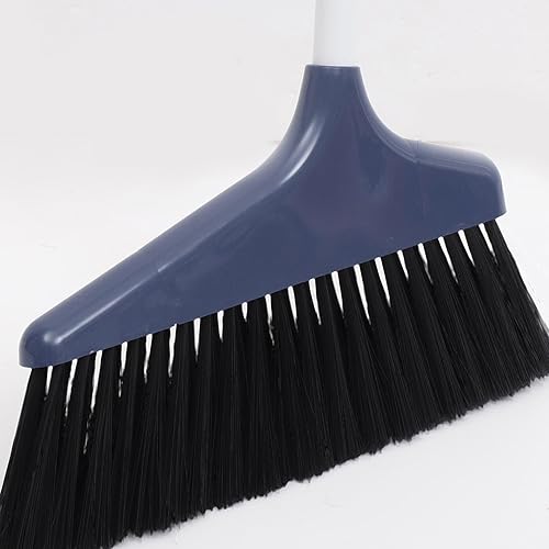 Miniatura 6 de Lurrose Juego de escoba y recogedor con recogedor, escoba mejorada, escoba de mango largo, escoba de pie para limpieza del piso del hogar, cocina,