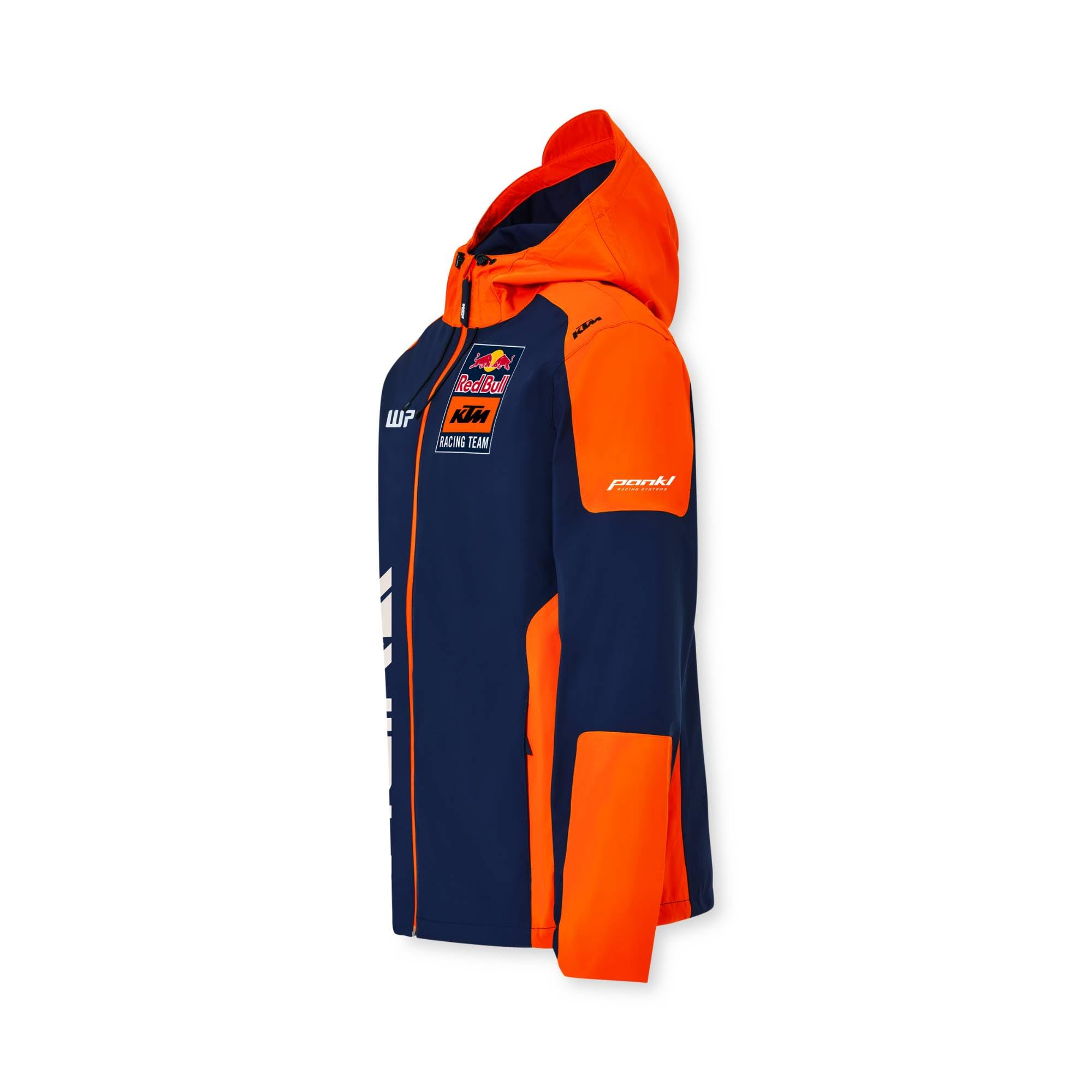 Red Bull - KTM Replica Team Giacca Hardshell - Traspirante, Antivento, Impermeabile - Uomo - S - Blu/Arancione