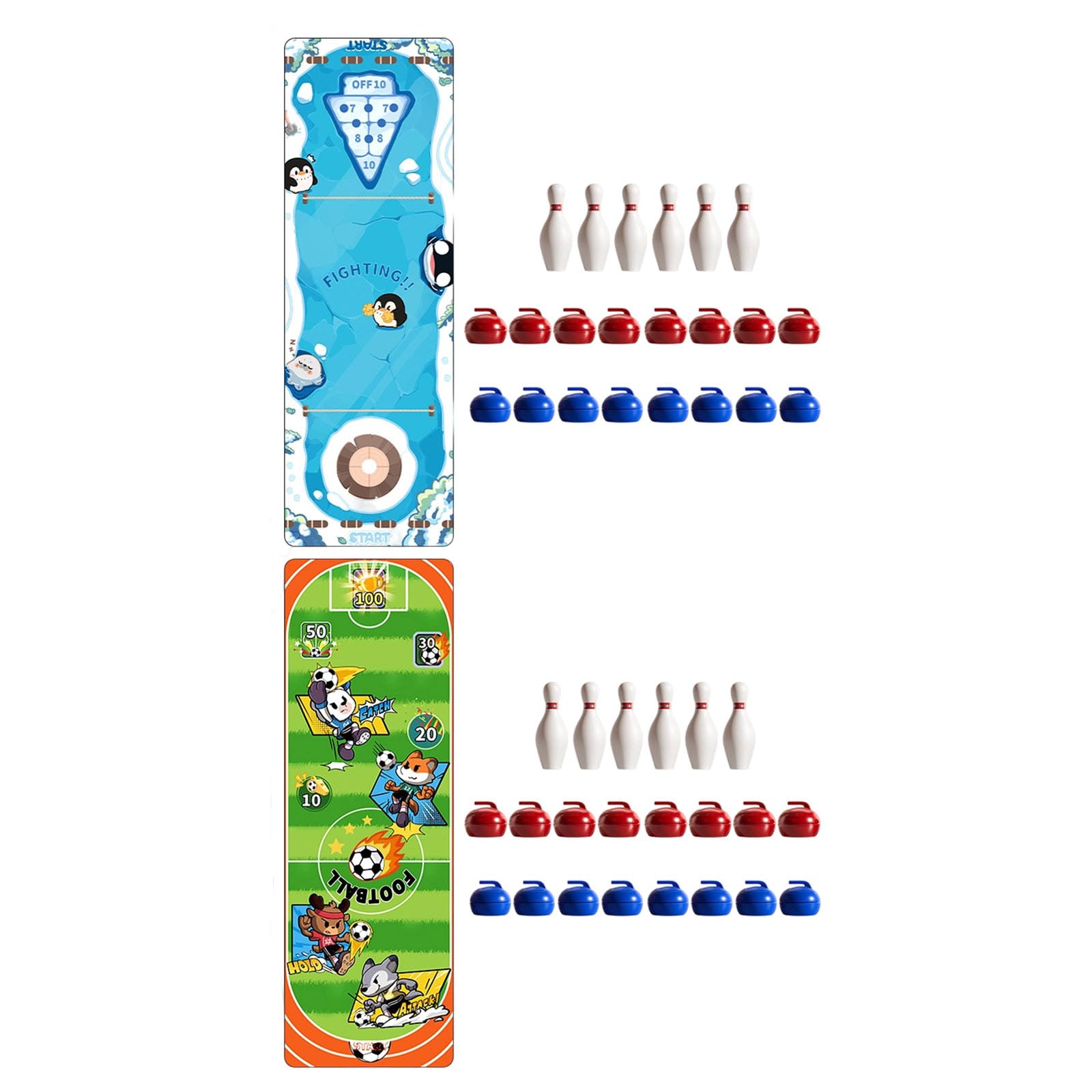 Gioco educativo da Tavolo in Gomma per Bambini dai 3 Anni in Giocattolo didattico interattivo con Bordi sicuri Tavolo familiare Portatile Giocattolo didattico per Bambini