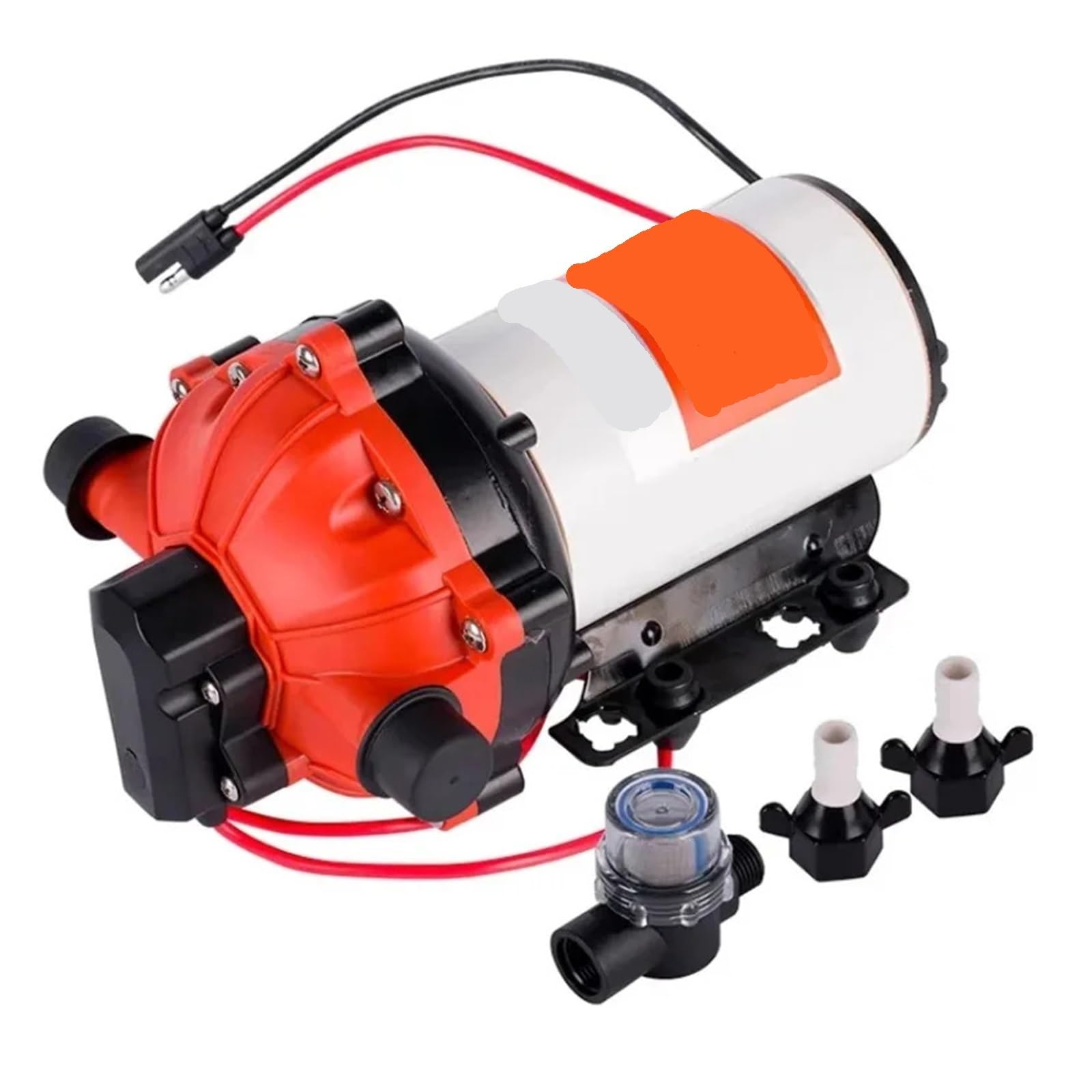 55 Series 12V/24V 5.0GPM 60PSI High Pressure Diaphragm Pump, Self-Priming Water Pump(24V)