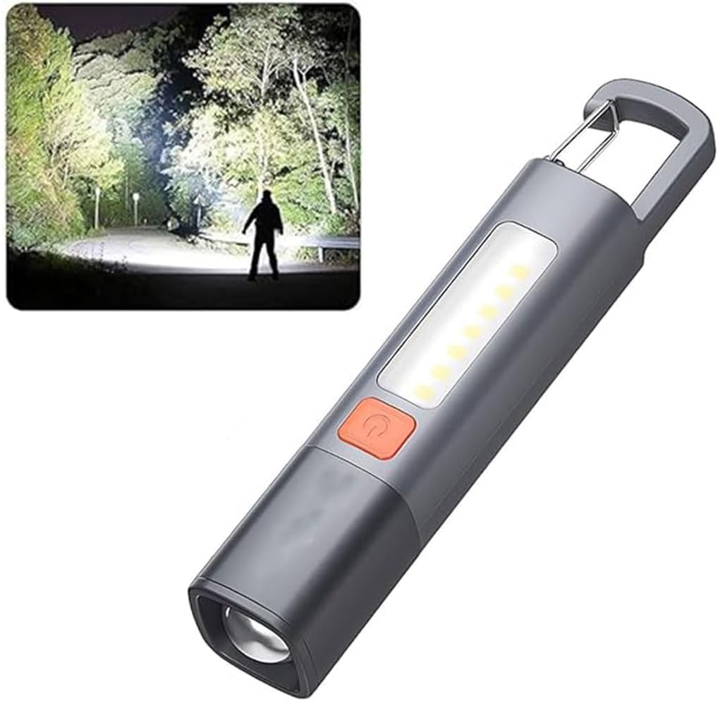 Deoxys Mini Camping Flashlights with High Lumen, 3 Modes, Zoomable Beam - Powerful, Bright, and Portable Handheld Flashlight for Camping Gear, Hiking, Walking-image-13