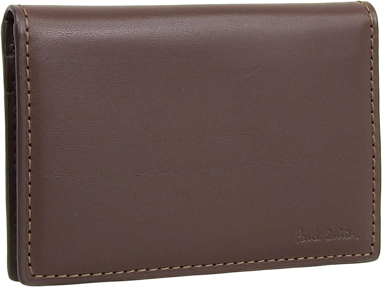 [ポールスミス] メンズ レディース カードケース アウトレット レザー チョコ PSMP [並行輸入品]