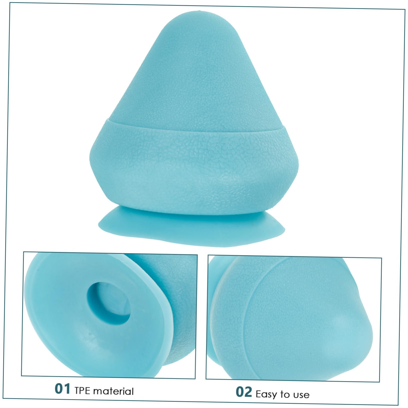 5 Piezas herramienta para masajear el cuero cabelludo masaje de pie pelota circulación bola de masaje de cuello masajeador de espalda y cuello tipe