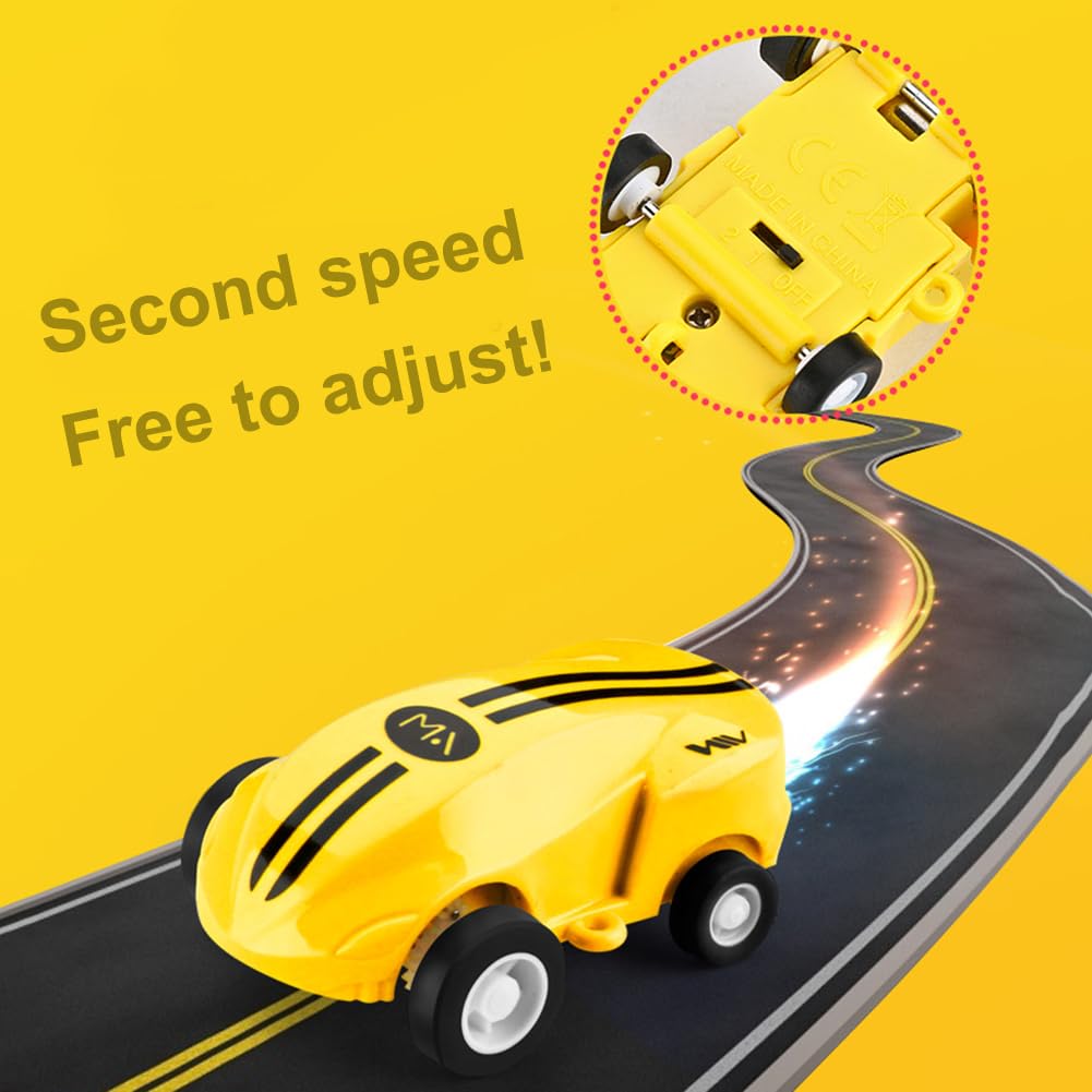 Flashspin Mini Racer, Rapid Rc Stunt Car, Mini Racer con luce Rapid Stunt Car Rotazione a 360 gradi Micro auto da corsa tascabili Regali for bambini Ragazzi Ragazze