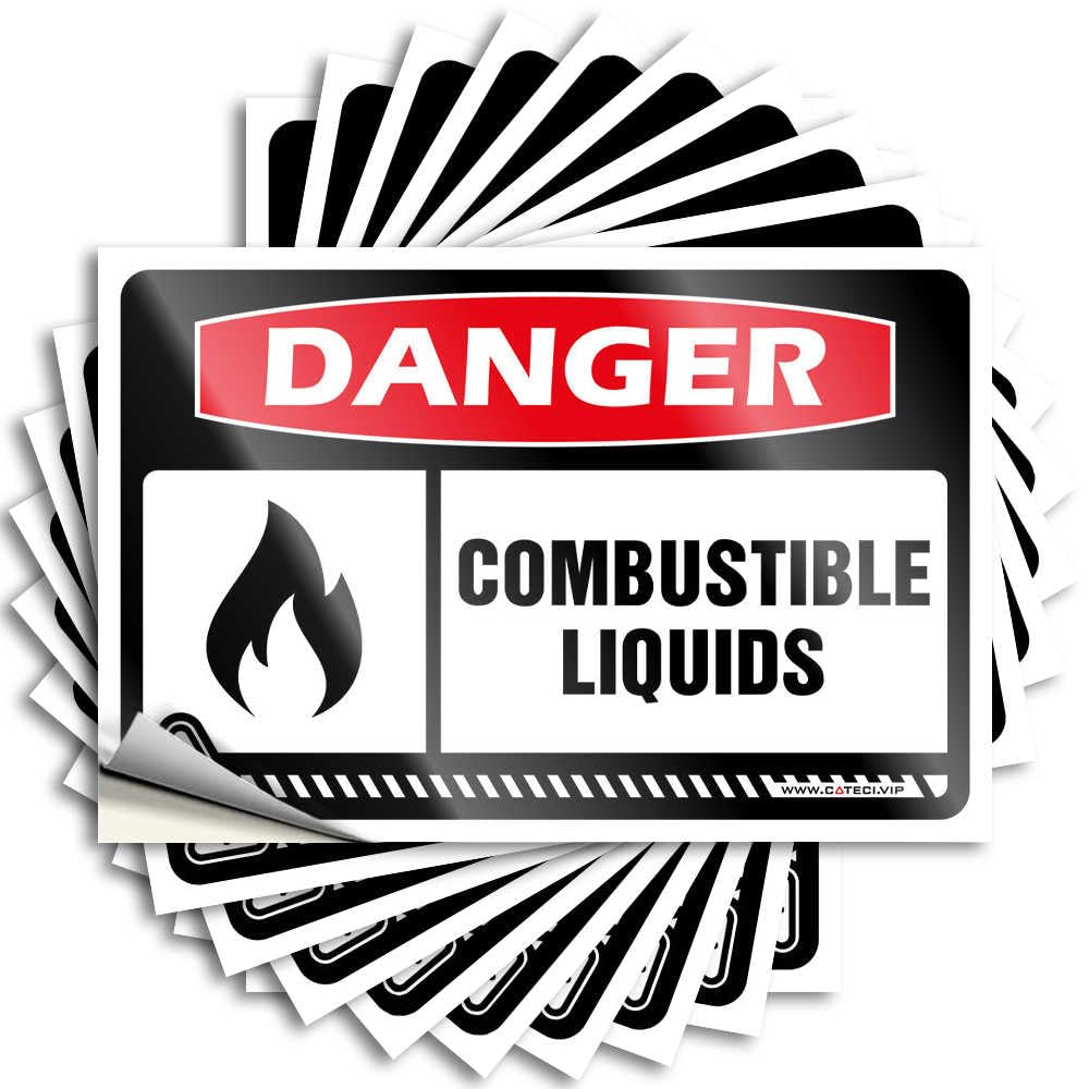 Decorations for Room Cover Quote | Danger Combustible Liquids Cozy for Math Decor(6X9CM)