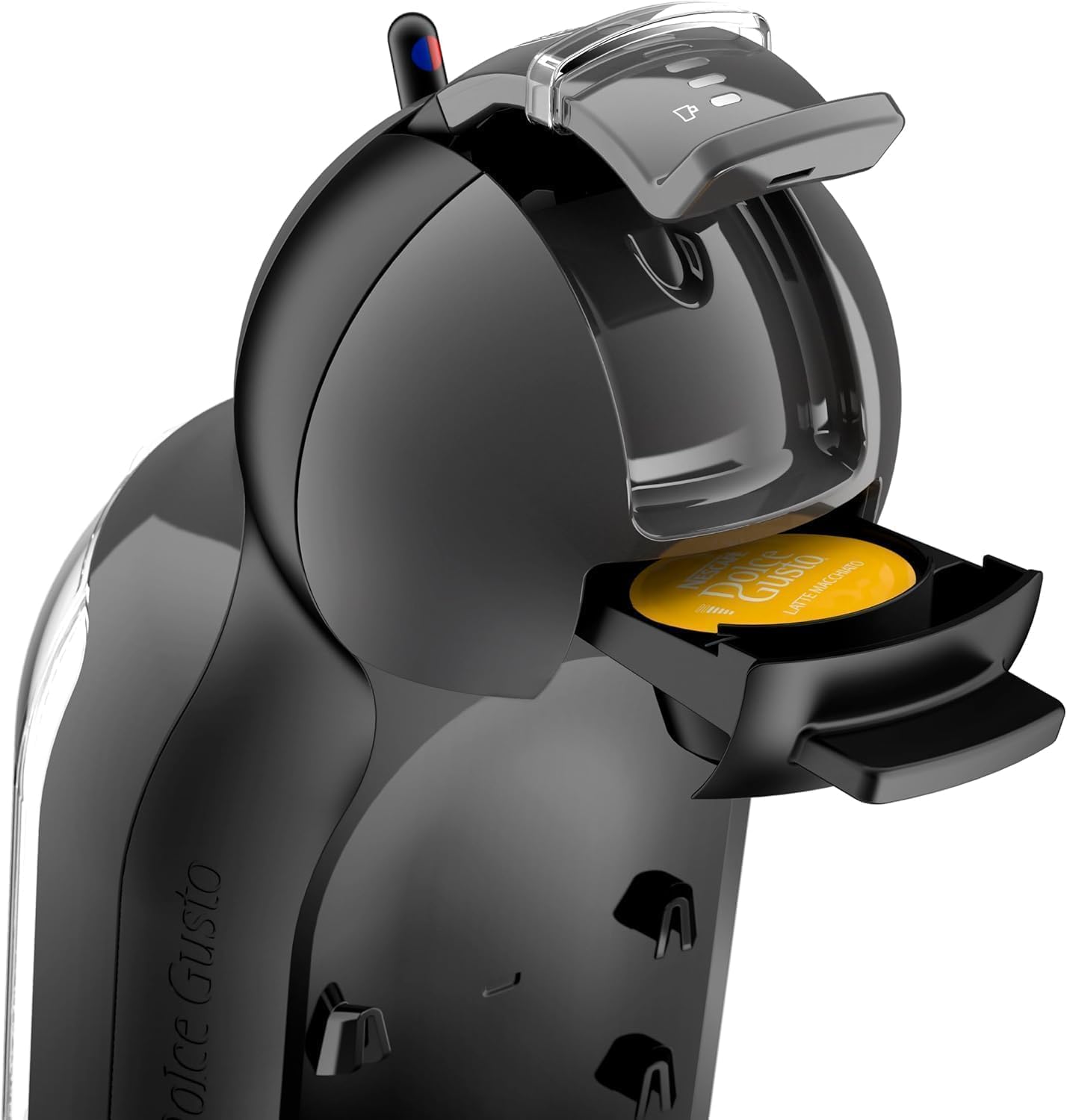 Krups Nescafé Dolce Gusto Mini Me, cafetera automática, 15 bares, 0.8 L, 1500 W, incluye 3 packs café intenso, KP1238CAS