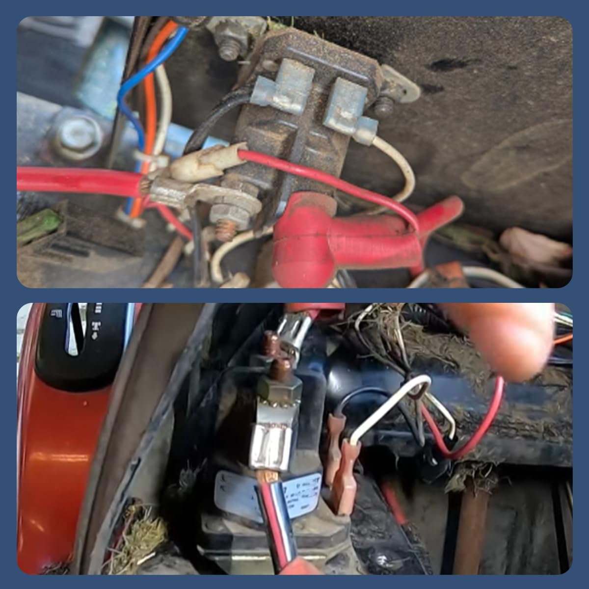 ZAMDOE 691656 Relè di Avviamento, 3 Pin, 12V, 555375GS, 790951 per Trombetta 812-1201-211-05, 812-1201-211-06, Interruttore solenoide di Ricambio per rasaerba, Occhiello da 5/16" e 1/4"
