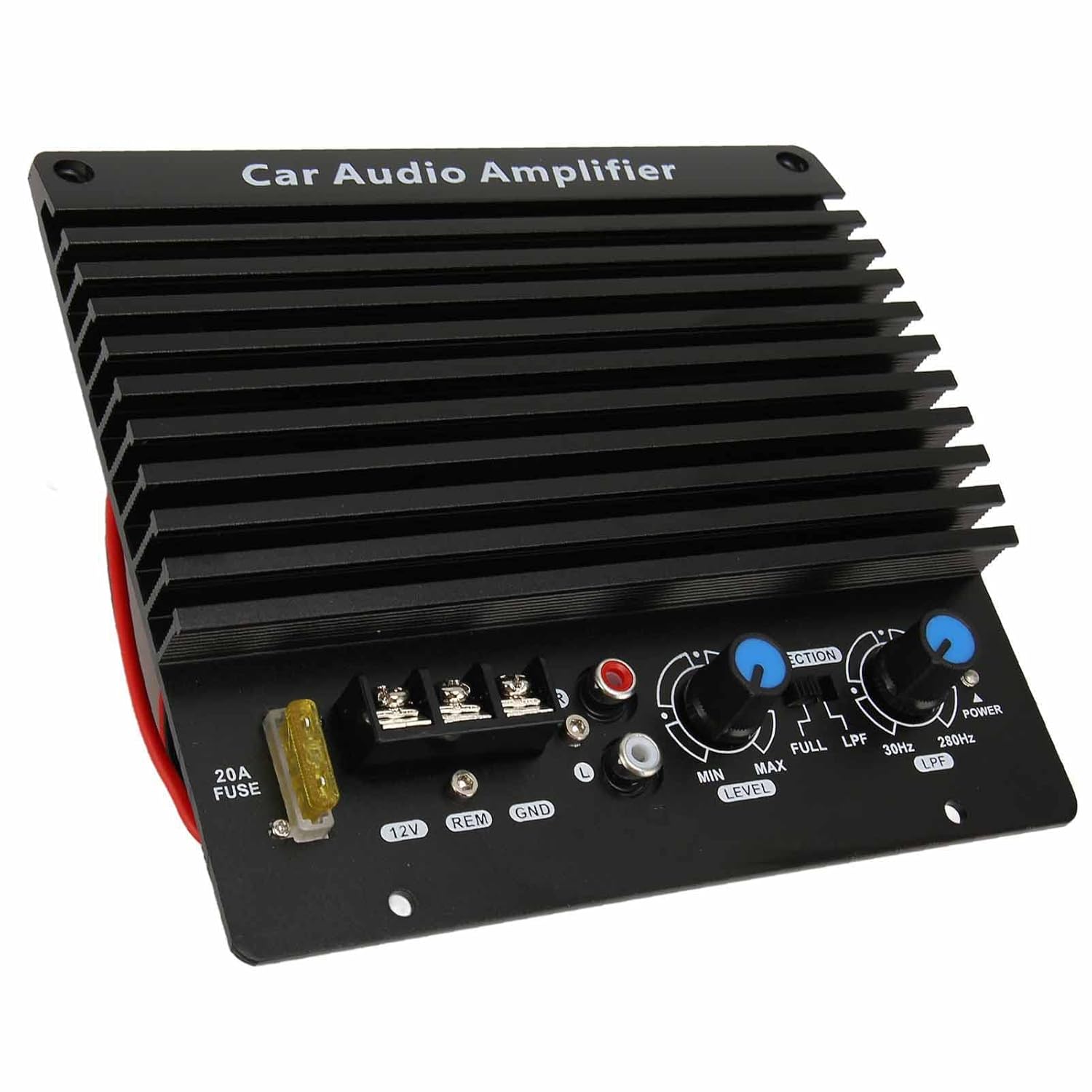 12V Car Amplifier Board, 1000W Board High Power 4 to 8 Ohms Aluminum Alloy Subwoofer