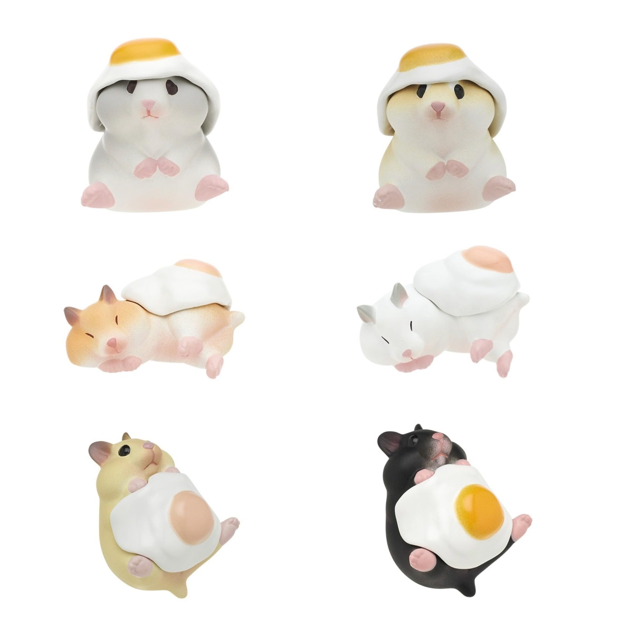 Kitan Club Ham Eggs Hamster Gacha Complete Set of 6 Capsule Toy Japan