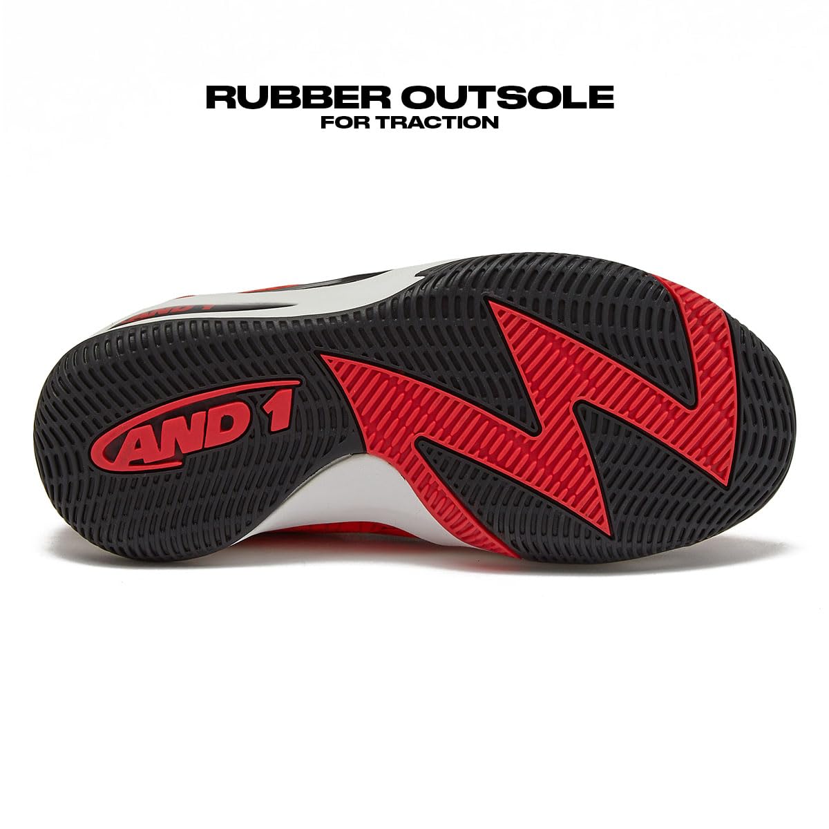 AND1 Zapatos de baloncesto para niños y niñas, tenis de baloncesto geniales para niños, talla 11 a niño grande 7, tenis de caña media o alta para niños