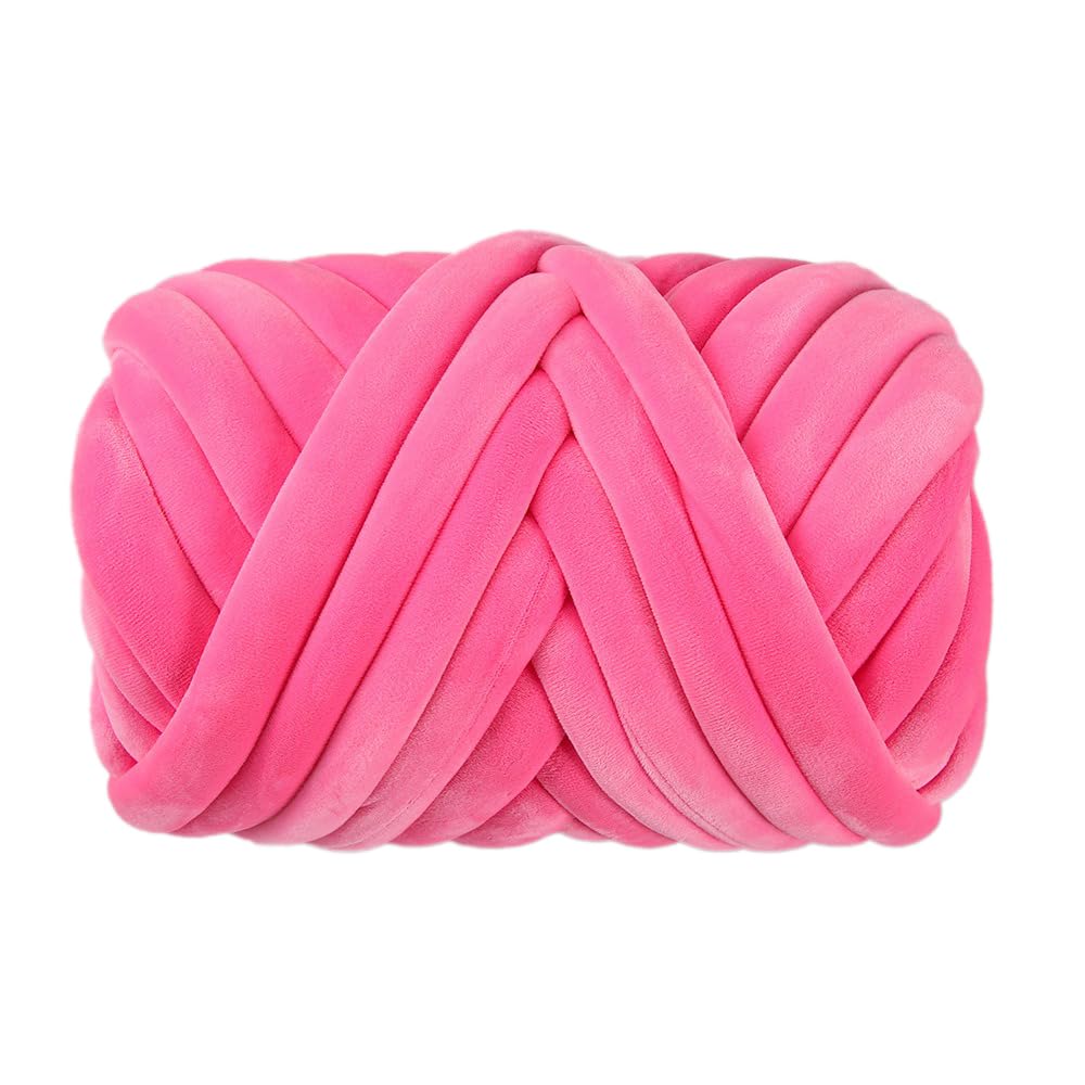 Gruba włóczka wełniana, 1000 g, Chunky XXL Yarn do dziergania na ręce, przędza do dziergania na ręce, nieporęczna przędza dla początkujących, do szydełkowania, koców, poduszek, kosza dla zwierząt