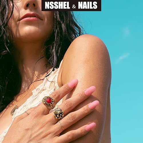 Miniatura 7 de Uñas postizas cortas cuadradas de otoño, color marrón café con diseños de aluminio, uñas acrílicas adhesivas brillantes para mujer, uñas postizas a