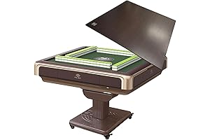 Foldable Ultra-Thin Automatic Mahjong Table with Wheels
