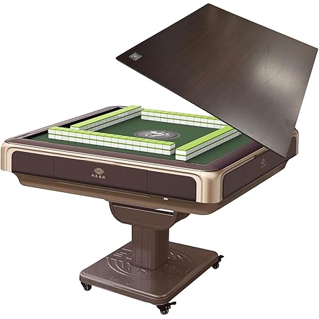 Foldable Ultra-Thin Automatic Mahjong Table with Wheels