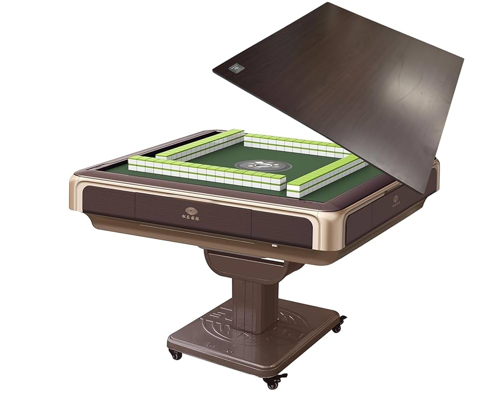 ＊handmade＊no.196 Foldable Ultra-Thin Automatic Mahjong Table with Wheels