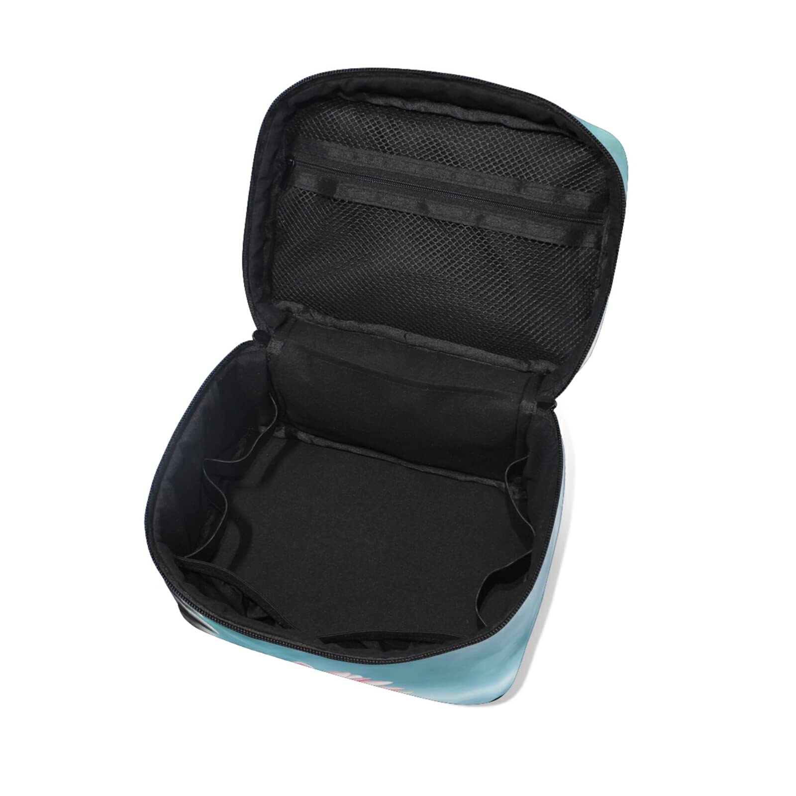 COZYhome Kosmetiktasche Organizer Tasche Japanische Zen Massagestein Make-up Tasche Reise Reißverschluss Kosmetiktasche mit Griff Make-up Aufbewahrungstasche für Mädchen Frauen