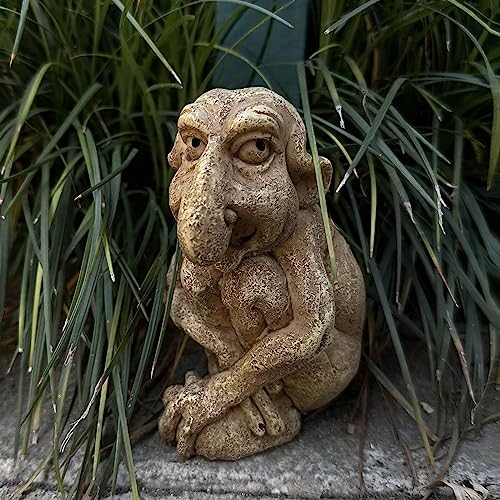 Qumhmup Gargoyle Sculpture Statue,Gothic Stone,Halloween Outdoor Decoration,Outdoor Patio Yard Lawn Porch Decorations, Ornament Gift #TOP14