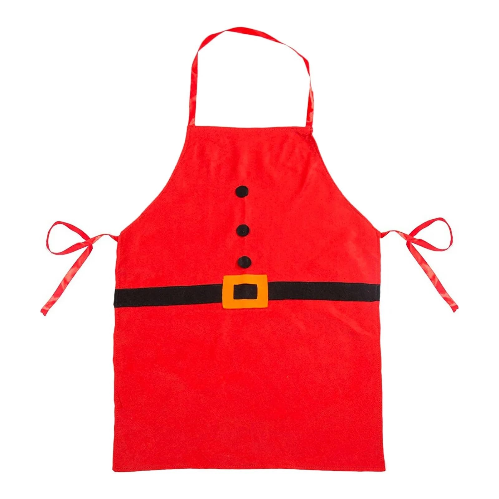 Rockparty Xmas Apron - Kids Christmas Apron For Kids - Funny Xmas Chef Apron For Cooking, Baking, Bbq & Holiday Party Decorations (Kids Size)