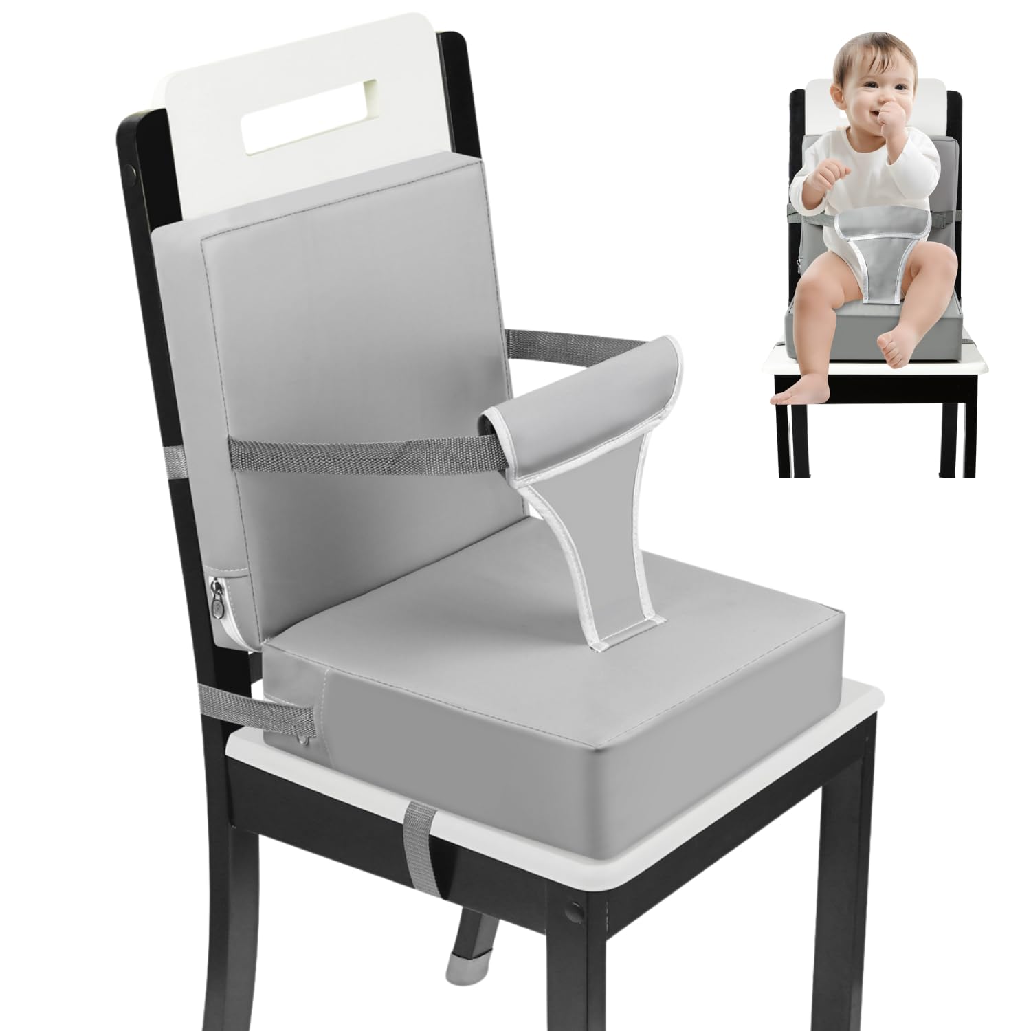 Siège Rehausseur Pour Enfant à Table | Coussin épais Lavable, Design Dinosaure/ours Polaire | Pour Repas, Dessin, Voyages