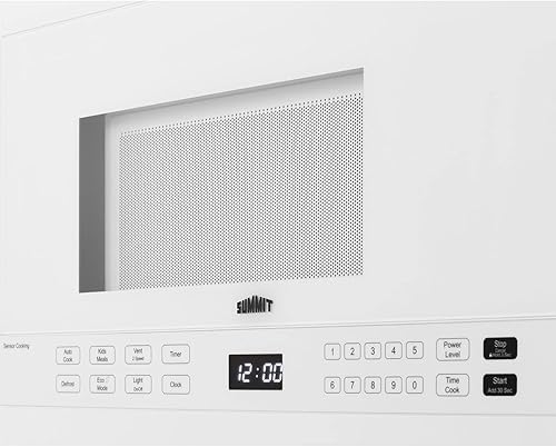 Miniatura 4 de Summit Appliance MHOTR241W - Microondas de 24 pulgadas de ancho, cocción automática, 1.4 pies cúbicos de gran capacidad, iluminación LED, 10 niveles