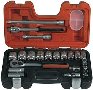 Bahco S240AF Socket Set, Multi-Colour, Set of 24 Pieces