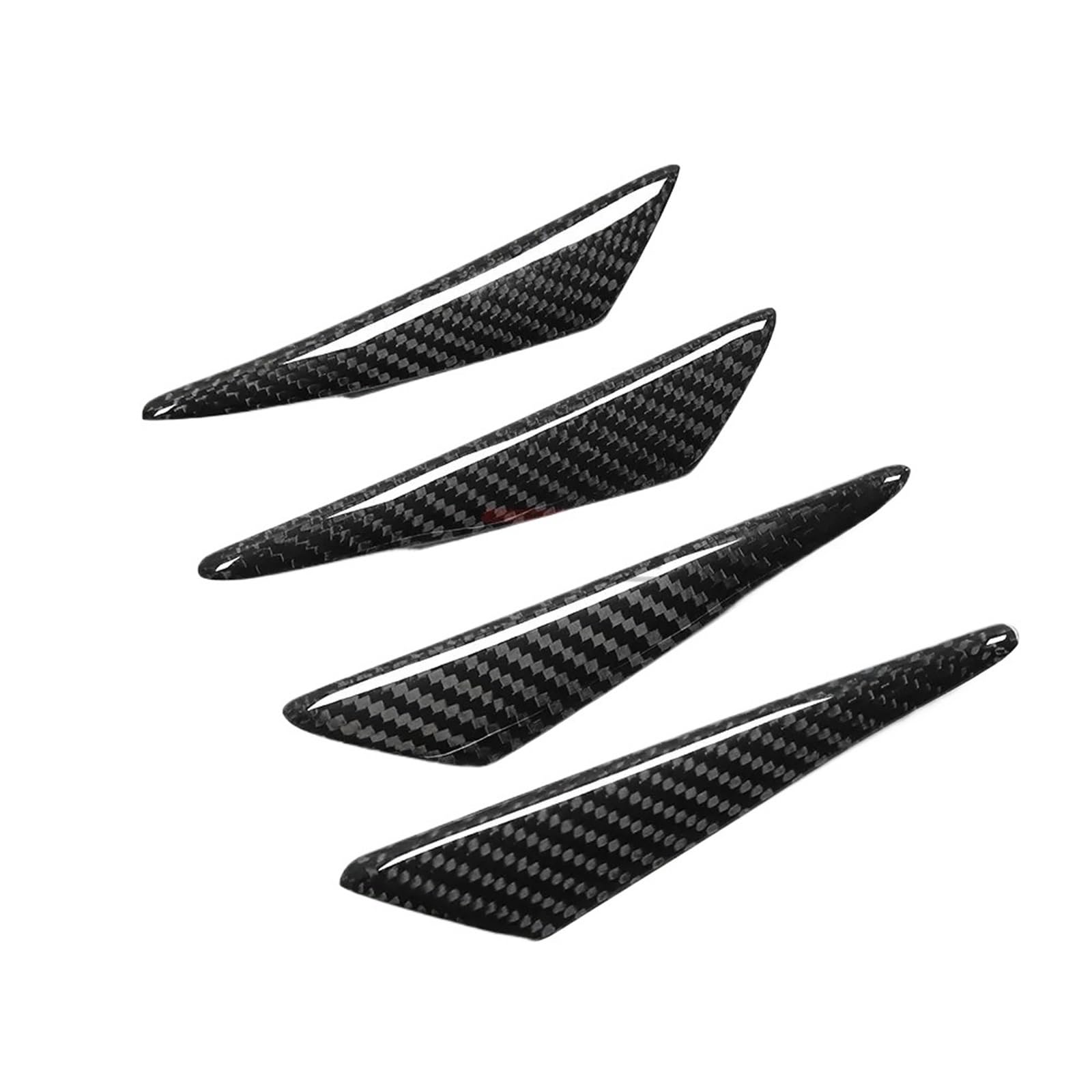 Pasuje do BMW M2 E90 E92 M3 M5 M6 E93 F10 F12 F13 F16 F87 Spoiler skrzydłowy Canard warga ochronna(Carbon pattern)
