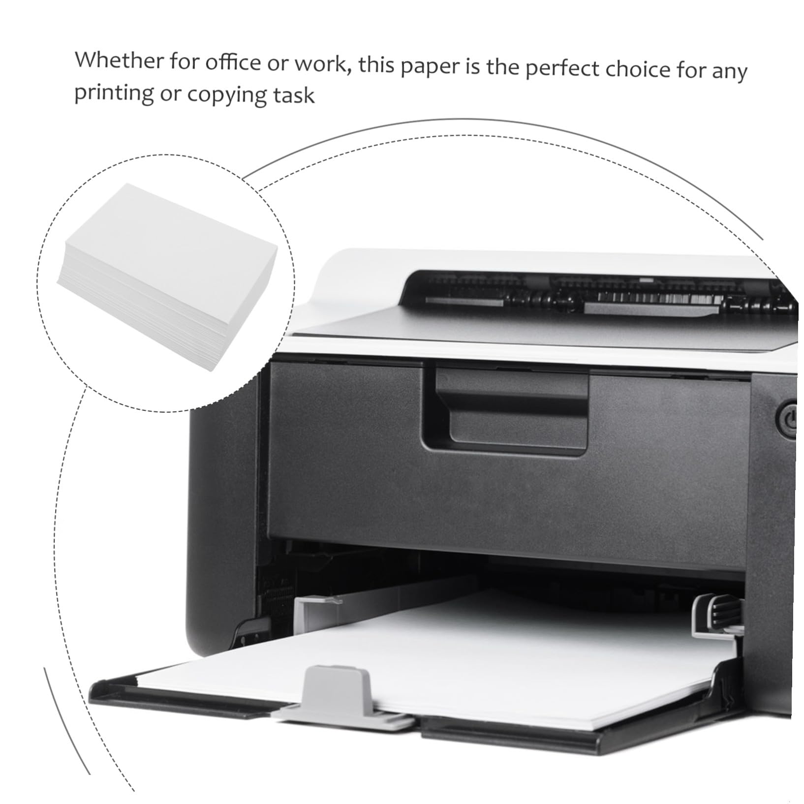 NUOBESTY 500 Feuilles De Papier Cartonné Épais Multi-usages Pour Imprimante Impression Écriture Et Travaux Manuels